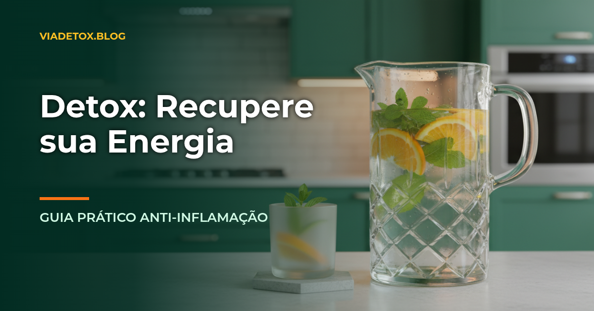 Como Eliminar Toxinas do Corpo: O Guia Definitivo para Desinflamar e Recuperar sua Energia
