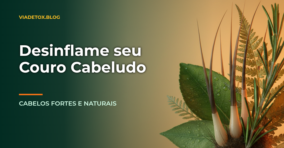 Inflamação no Couro Cabeludo: O Guia Completo para Desinflamar a Raiz e Recuperar a Saúde dos Fios Naturalmente