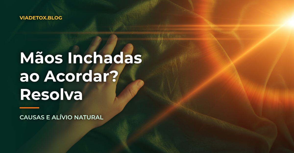 Acordar com a Mão Inchada: Causas, Inflamação e Soluções Naturais
