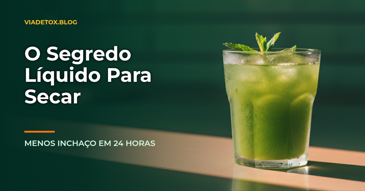 Receitas práticas de suco detox para desinchar e emagrecer