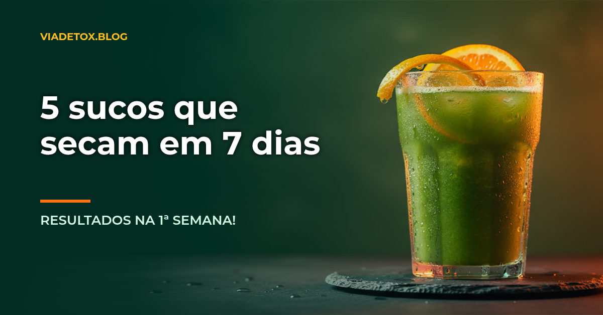 Suco detox para emagrecer em 1 semana: 5 receitas fáceis para incluir na dieta