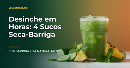 Sucos diuréticos para desinchar: 4 receitas para reduzir o inchaço