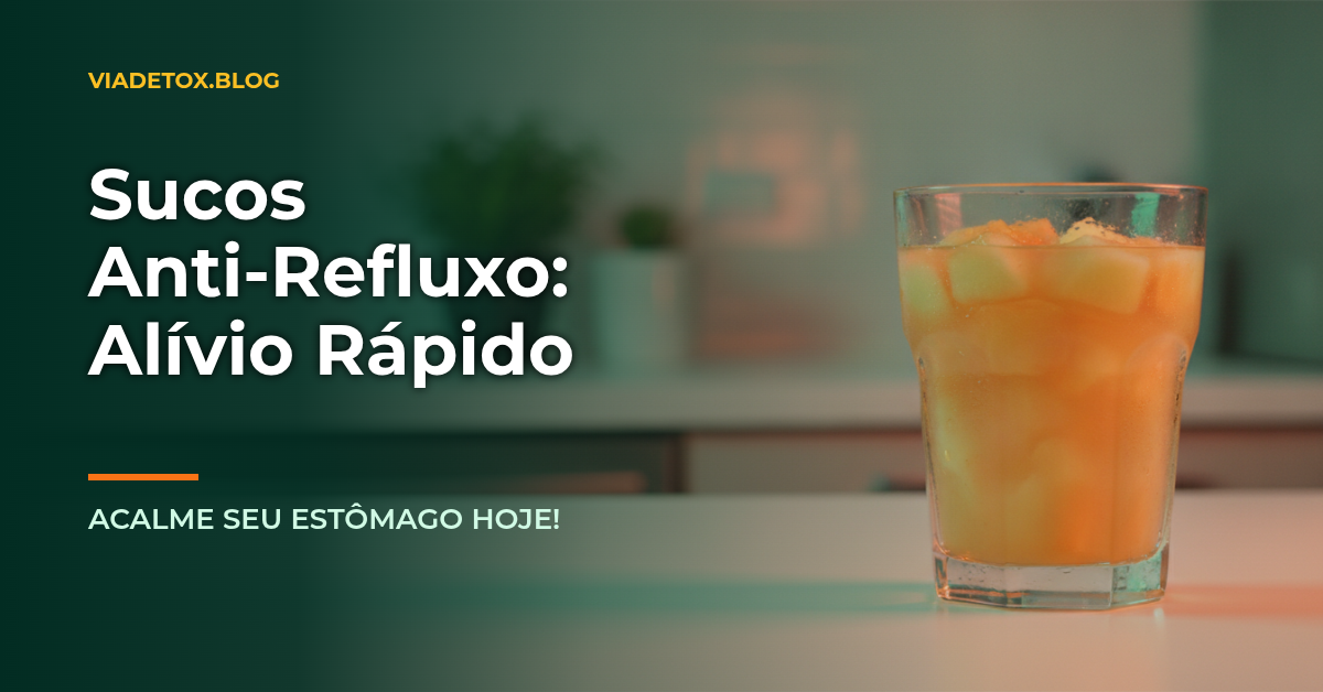 Suco para quem tem gastrite e refluxo: 8 receitas naturais que ajudam a aliviar o desconforto