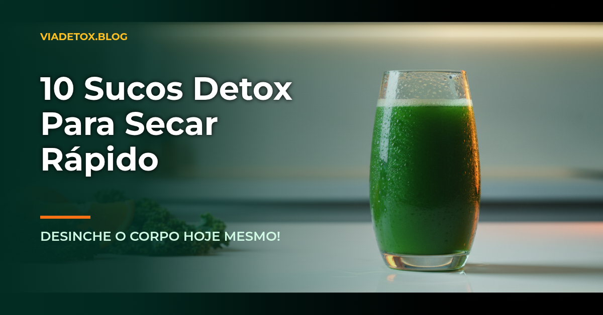 Sucos Detox Receitas: 10 Opções Para Você Experimentar