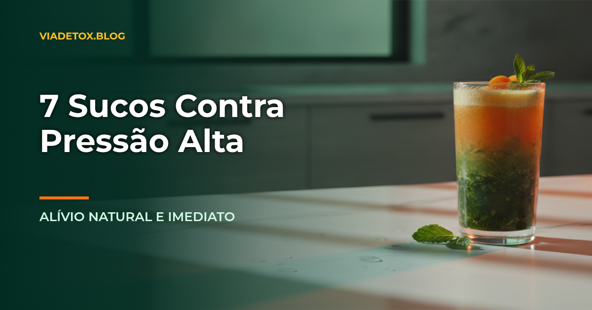 Sucos para pressão alta: 7 receitas naturais que podem ajudar no controle da hipertensão